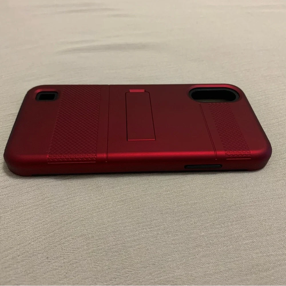 Samsung Galaxy A01 KICK+| Dual-Layer Protective Kickstand Case Metro by T-Mobile